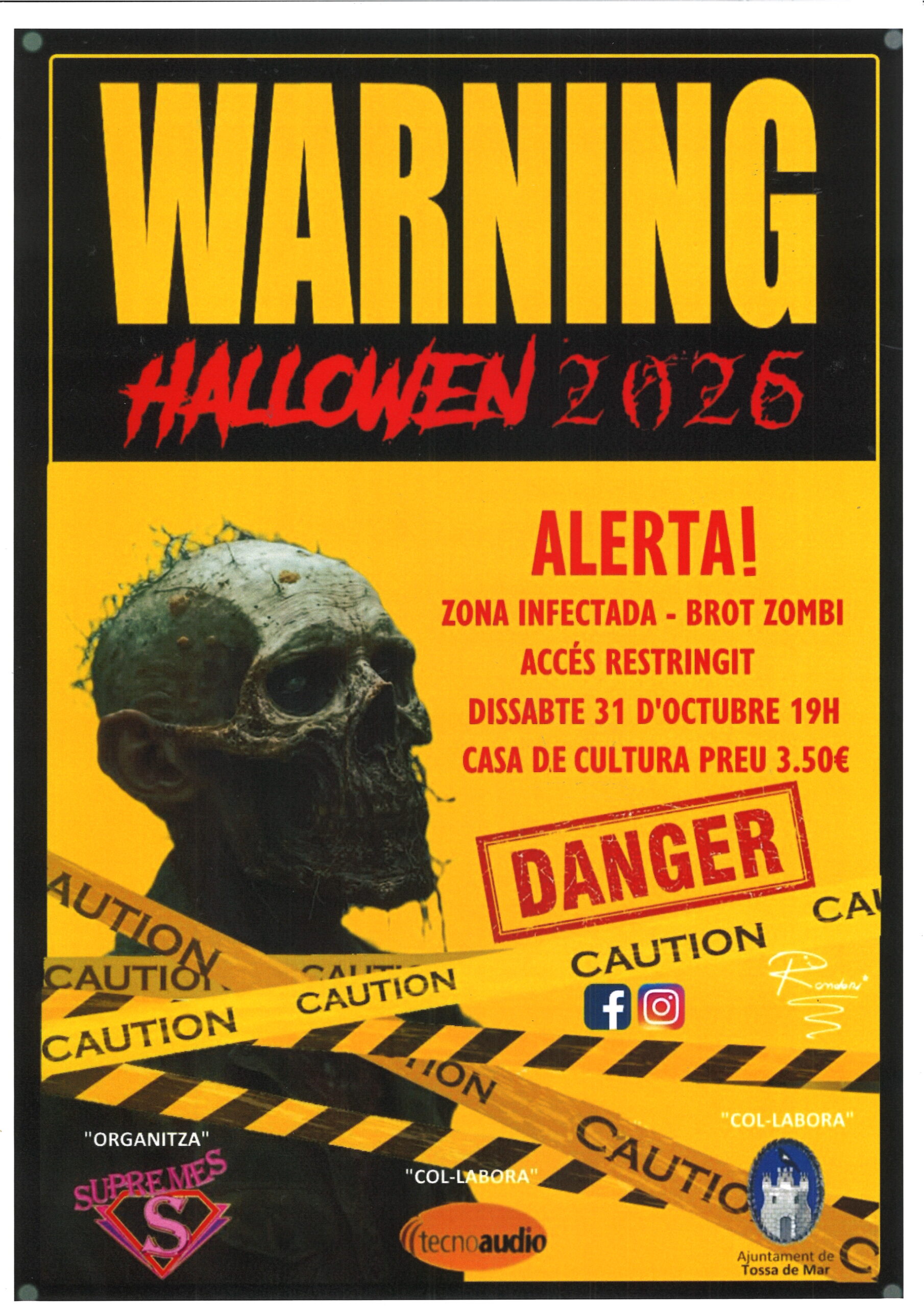 Cartell de Festa Halloween de 4 t ESO 2026