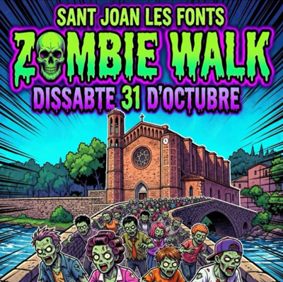 Cartell o programa de l’activitat de Zombie Walk2026