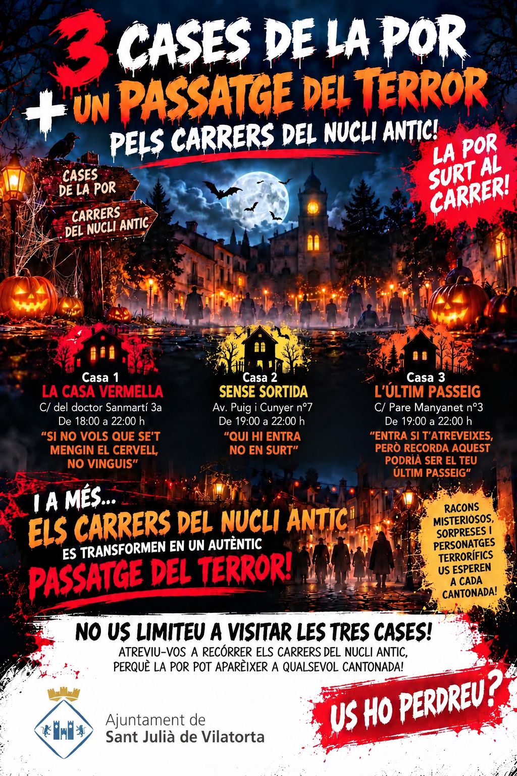 Cartell de Cases i Carrers de la Por 2026 2026