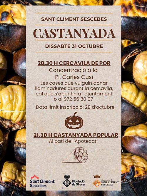 Cartell o programa de l’activitat de Castanyada i Cercavila de Por2026