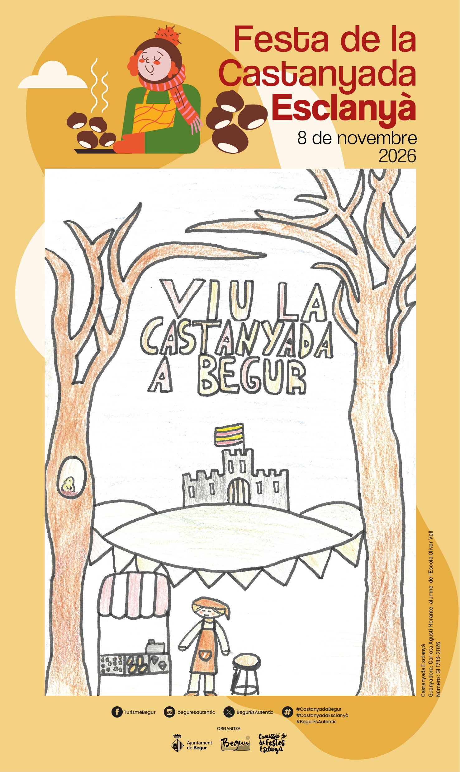 Cartell o programa de l’activitat de Circuit de Halloween d’Esclanyà2026