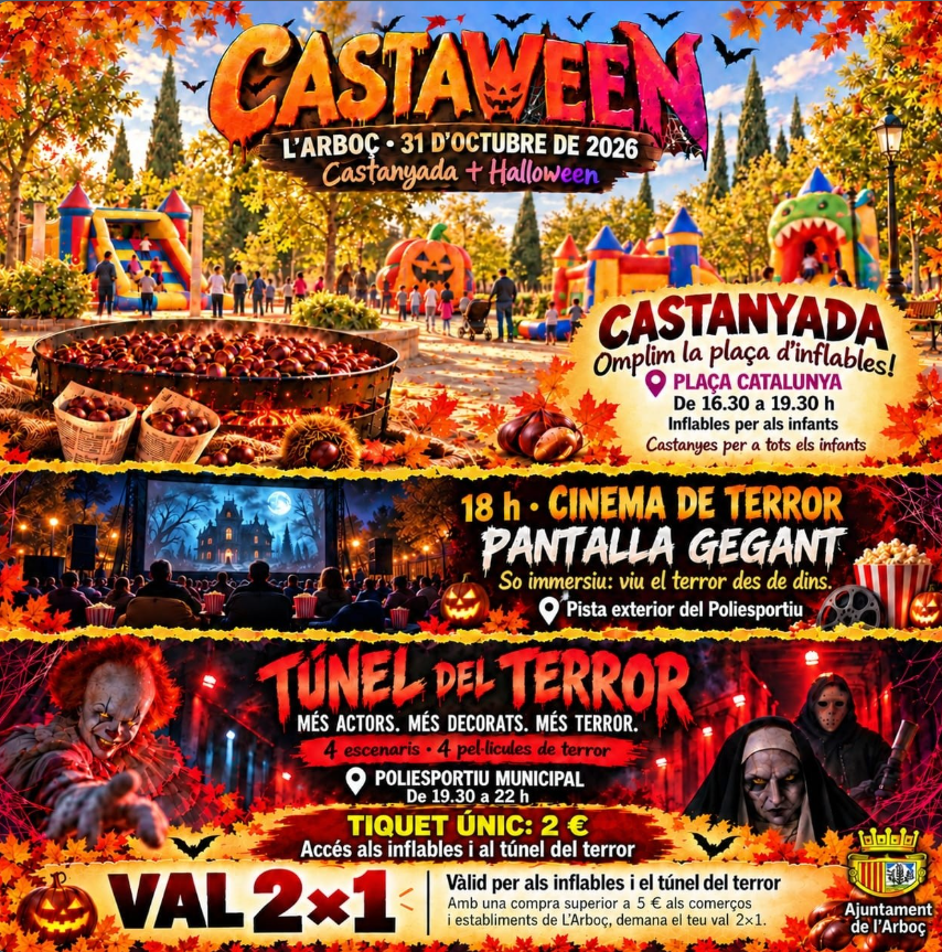 Cartell o programa de l’activitat de Castaween2026
