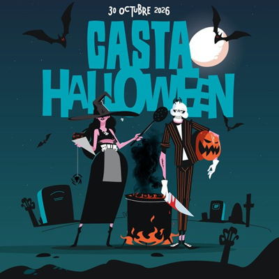 Cartell o programa de l’activitat de CastaHalloween a l’Hospitalet de l’Infant2026