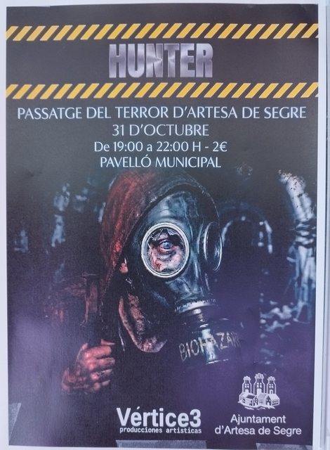 Cartell o programa de l’activitat de Hunter: Passatge del Terror2026