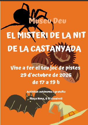 Cartell o programa de l’activitat de El misteri de la nit de la Castanyada2026