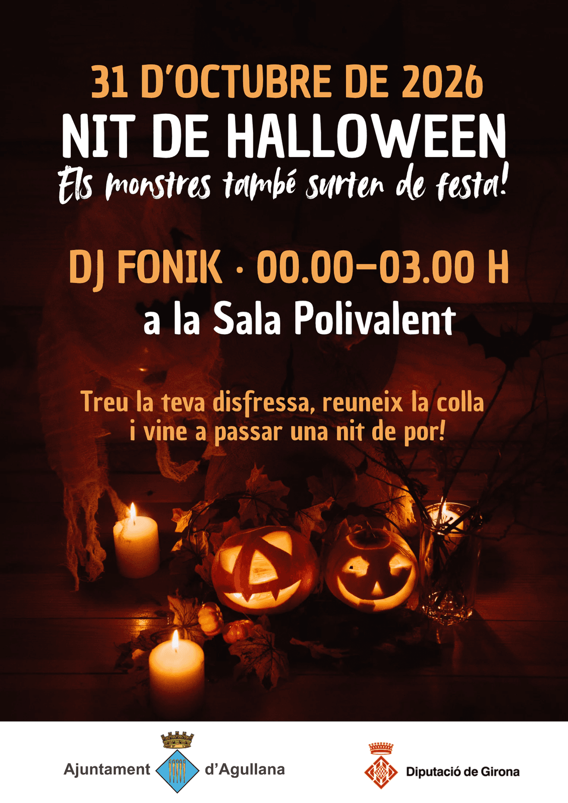 Cartell o programa de l’activitat de Nit de Halloween2026