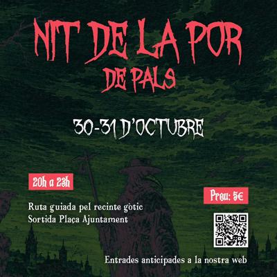 Cartell o programa de l’activitat de Nit de la Por de Pals2026