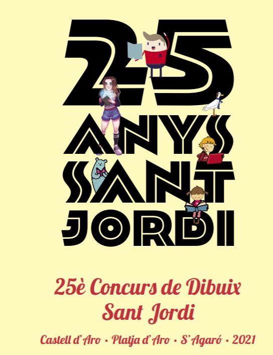 25 anys Sant Jordi - concurs de Dibuix Platja D'Aro