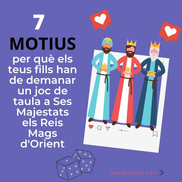 7 motius per que el teu fill hauria de demanar un joc de taula als reis mags