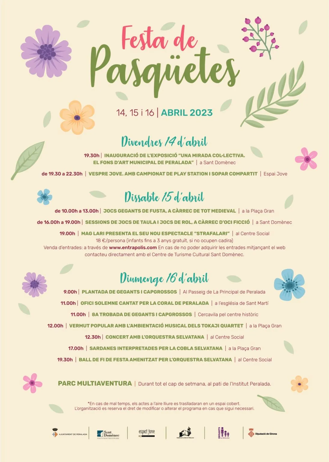 Festa de Pasqüetes Perelada