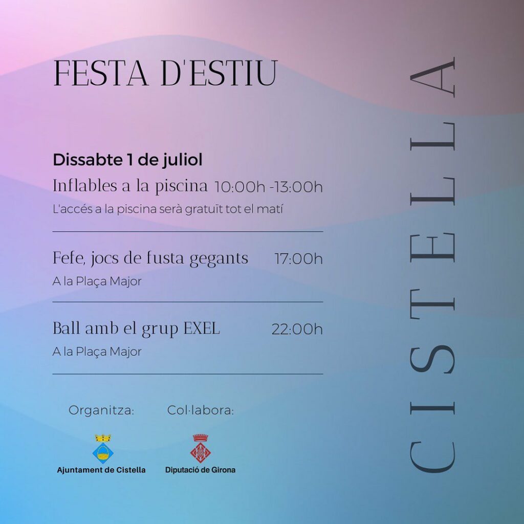 Festa d'estiu de Cistella
