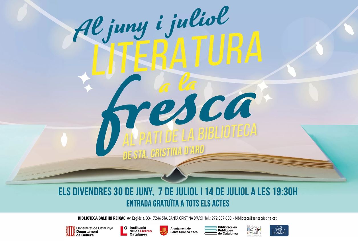 Literatura a la fresca a Santa Cristina d'Aro