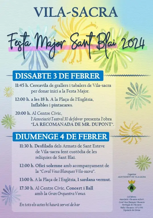 Festa Major Sant Blai Vila-Sacra 2024