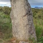 Menhir del Roc del Frare: La Pedra Dreta de Can Geli del Bosc