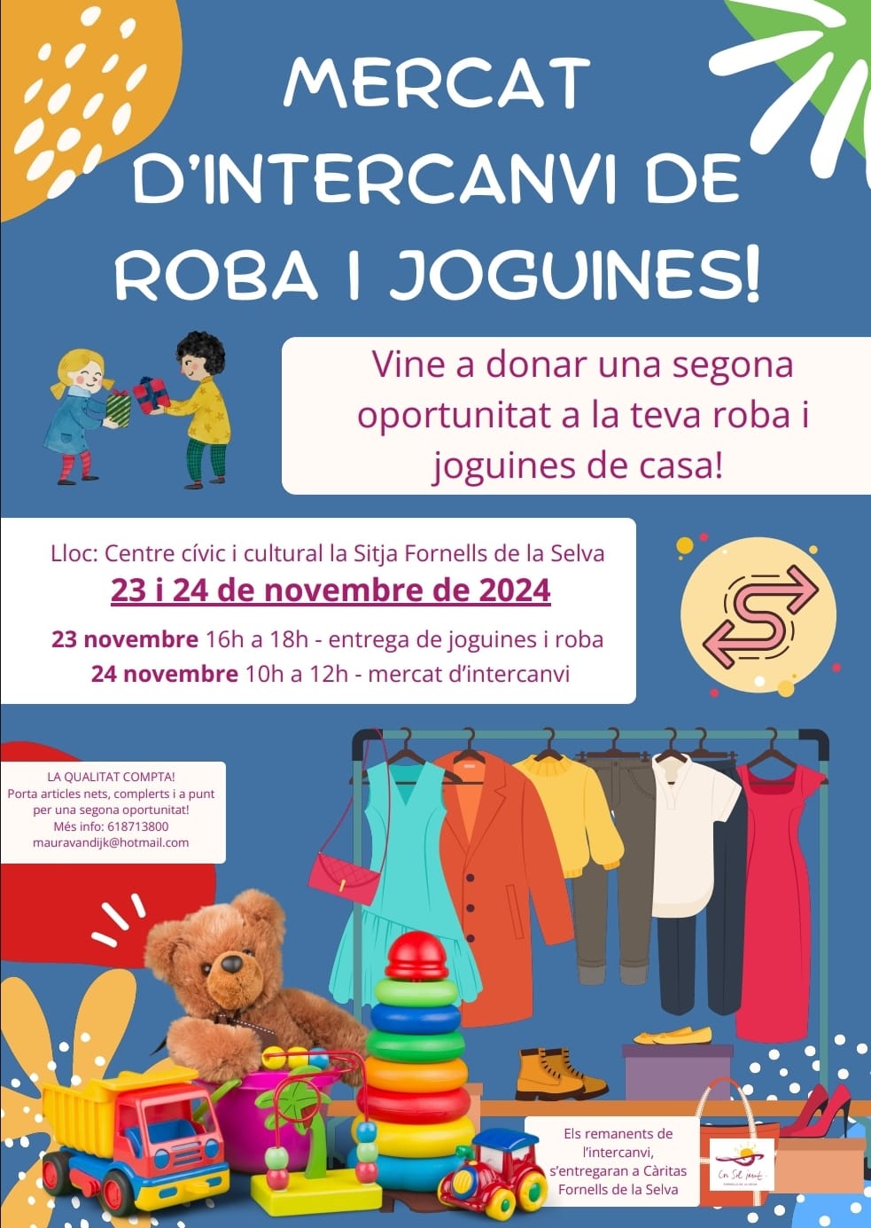 Mercat de segona mà a Fornells de la Selva