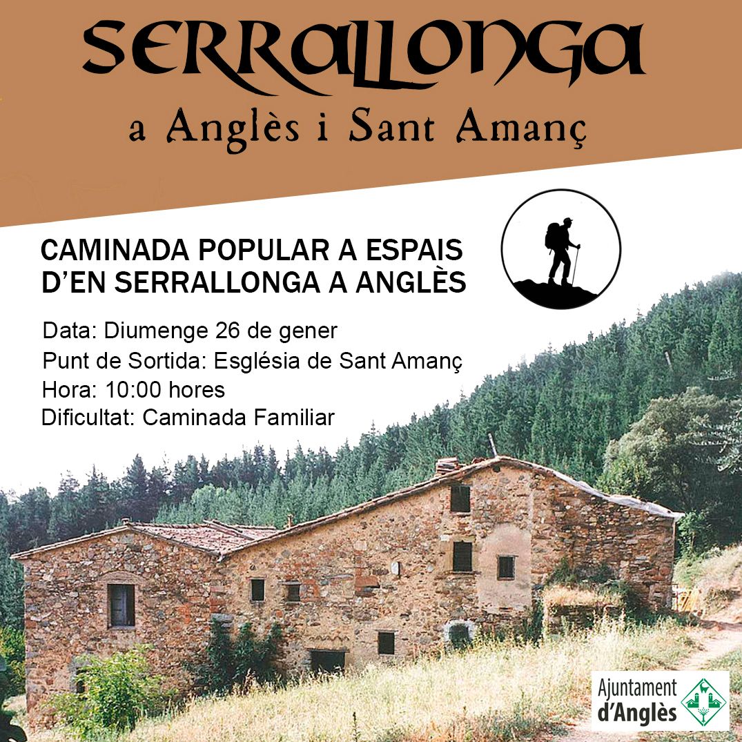 Caminada popular a espais d’en Serrallonga