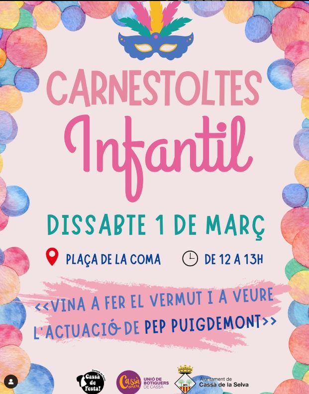 carnaval infantil de Cassà de la Selva 2025