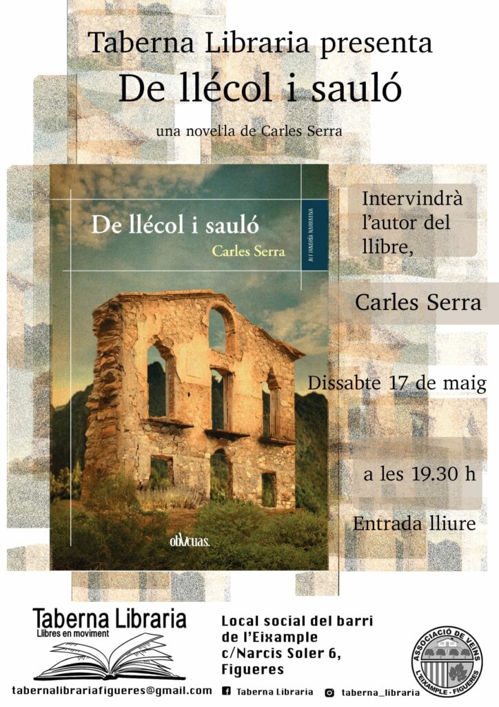 Presentació del llibre De llécol i sauló amb Carles Serra a Figueres