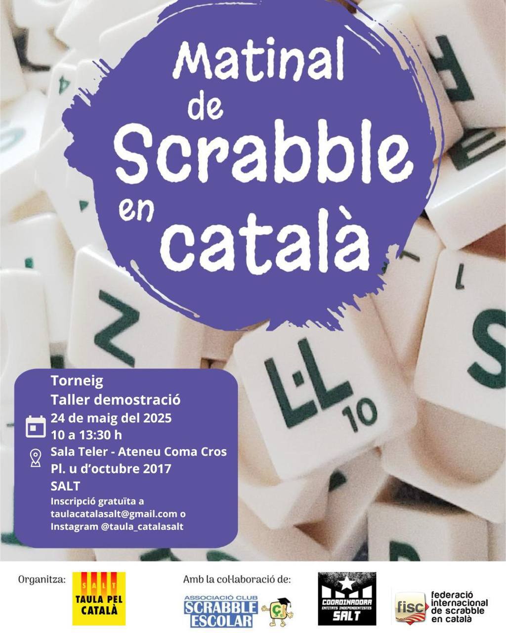 Matinal de Scrabble en Catala a Salt
