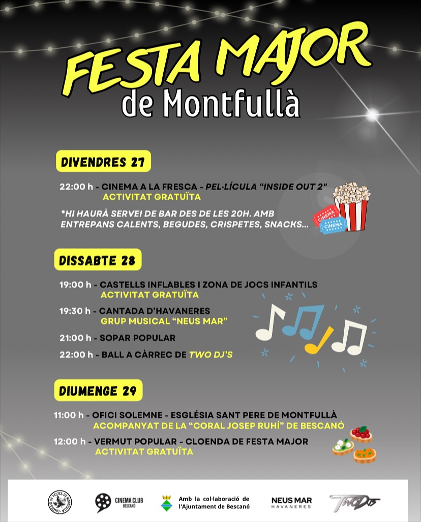 Festa Major de Montfullà 2025