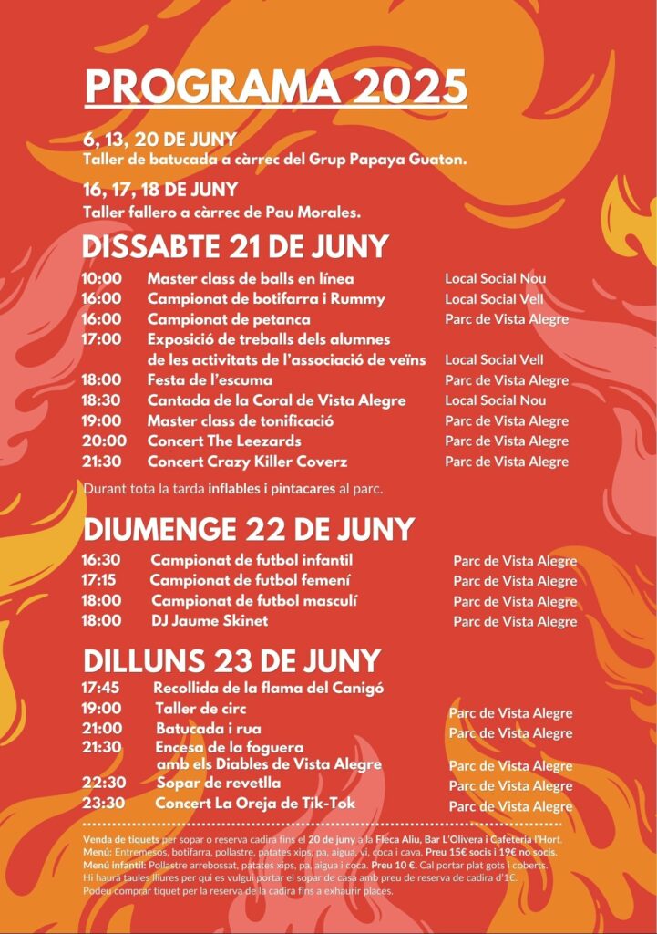 Festa Major del Barri de Vista Alegre-Carme