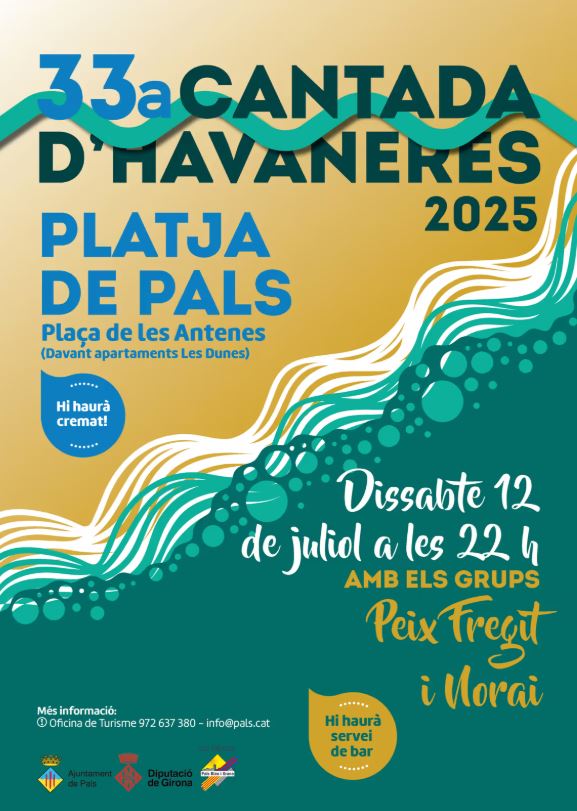 Cantada d'havaneres a la platja de Pals