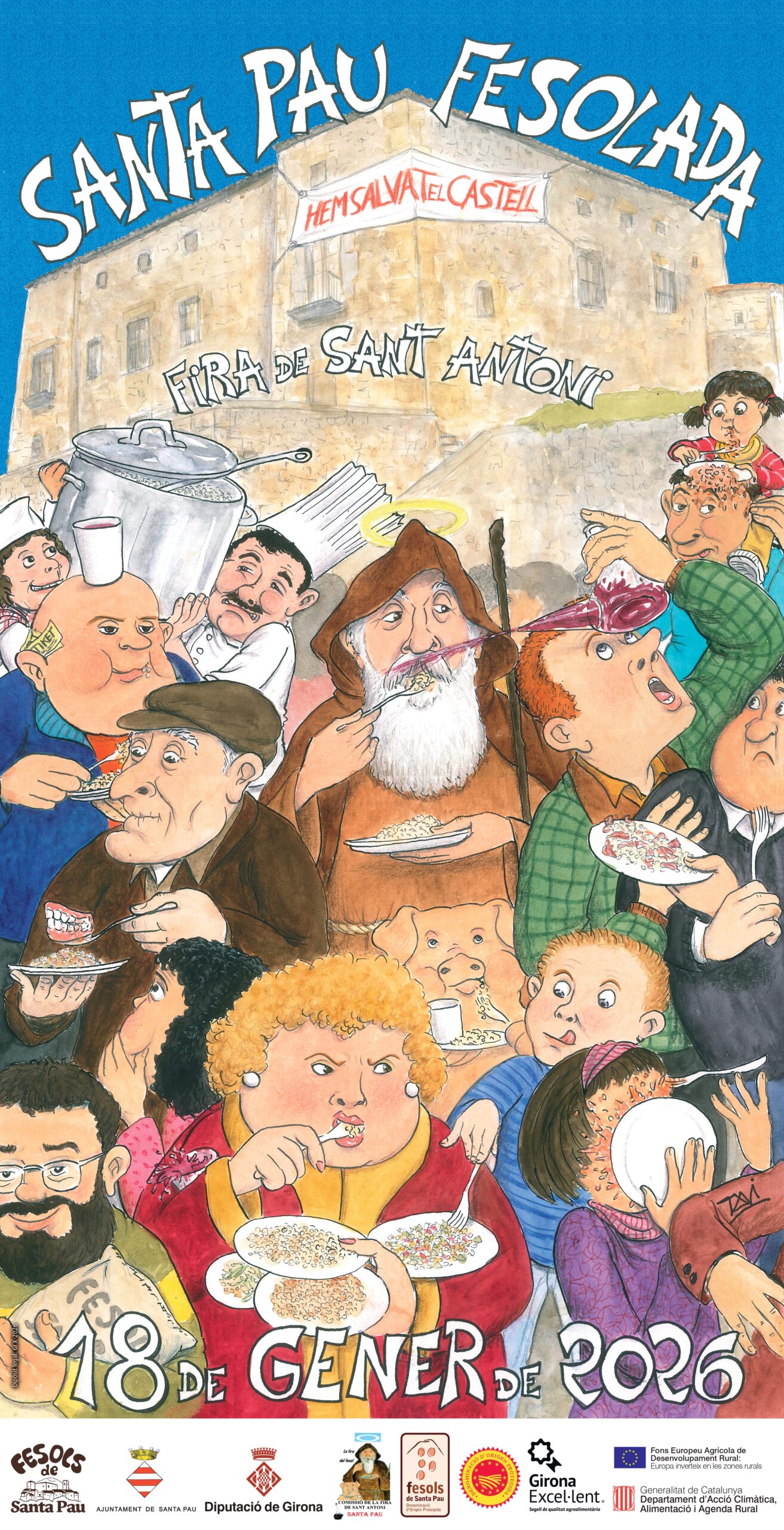 Fira de St Antoni i Fira del Fesol a Santa Pau 2026 Programa en preparació.