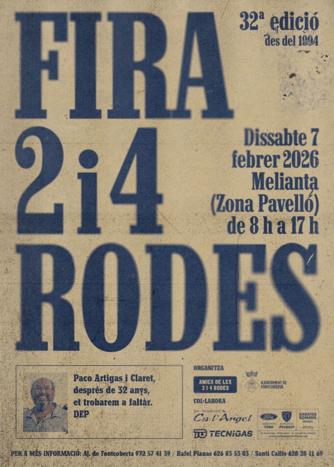 2 i 4 rodes de Fontcoberta 2026
