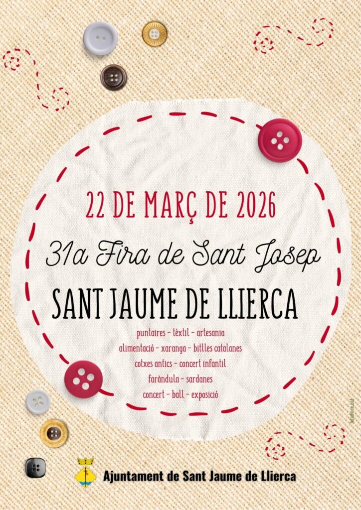 Fira de Sant Josep de Sant Jaume de Llierca 2026