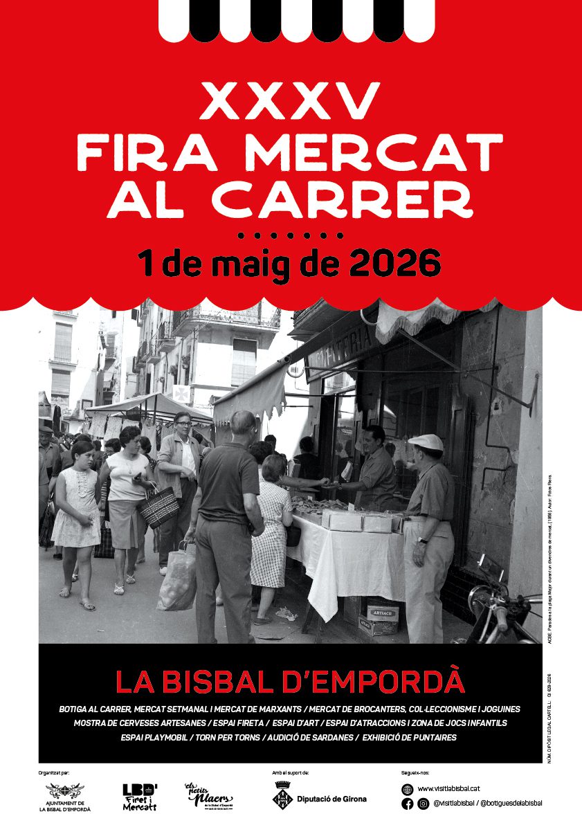 Fira Mercat al Carrer de la Bisbal d’Empordà 2026